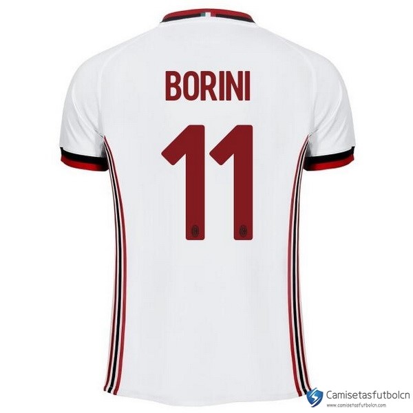 Camiseta Milan Segunda equipo Borini 2017-18